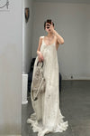 Mutedance 24 Spring/Summer Flower-dyed Silk Sling Dress Series MD-MD24SS21-H hoary PM140